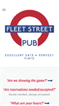 Mobile Screenshot of fleetstreetpub.com